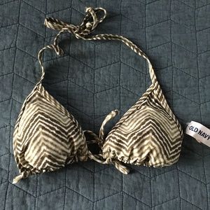 Old Navy Olive Bikini Top, M, NWT